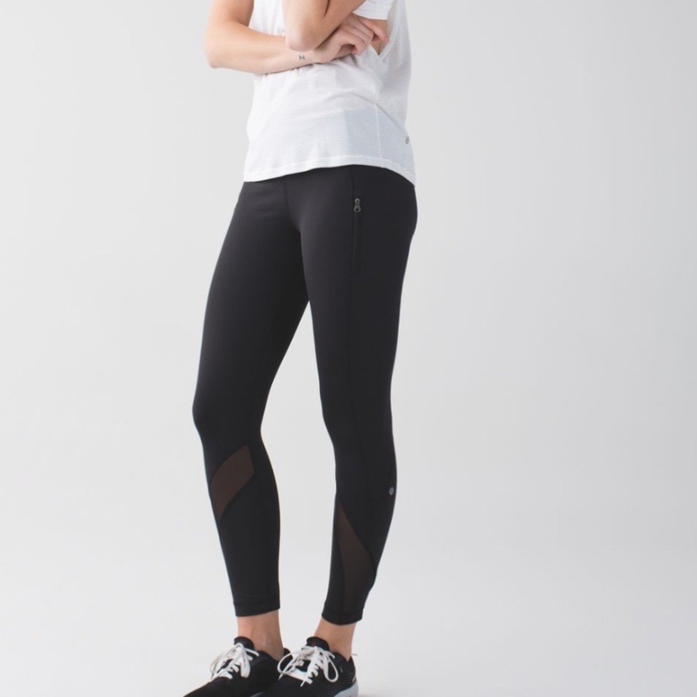 Lululemon Inspired Crop Tight II Mesh